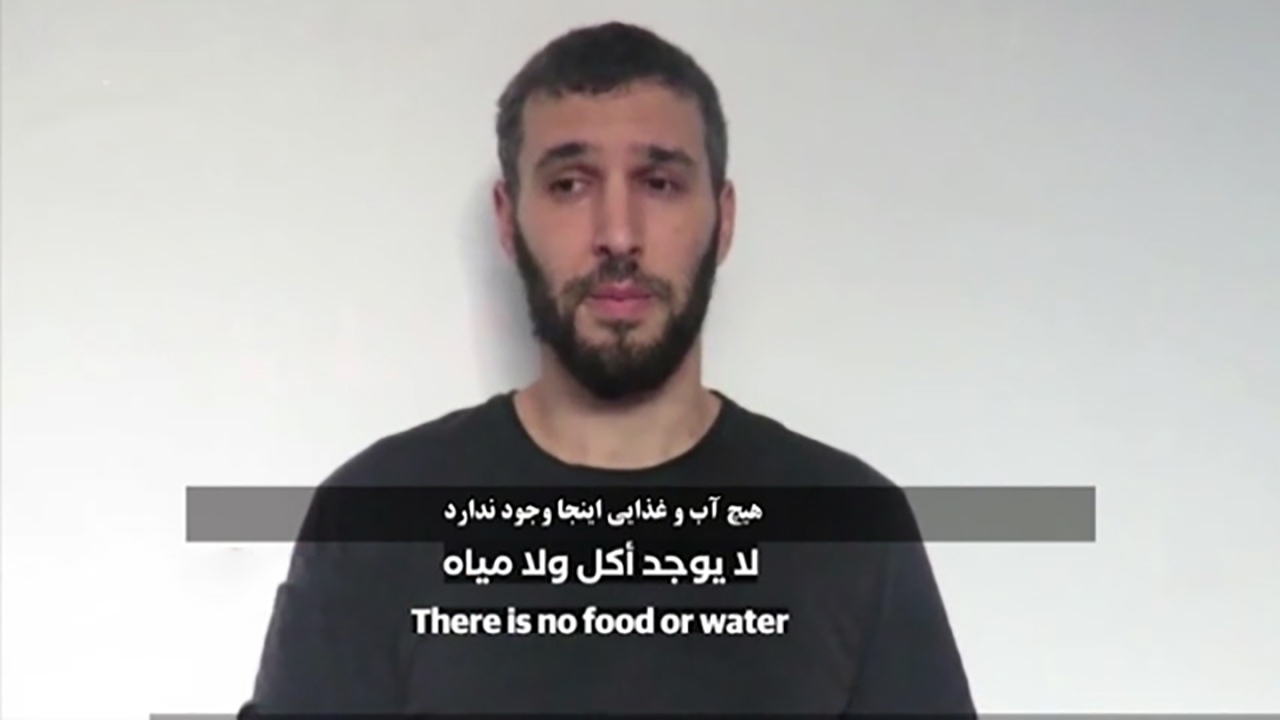 پیام تصویری اسرای صهیونیست به سران اسرائیل