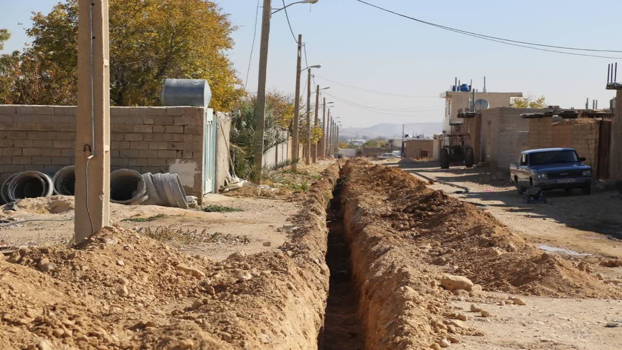 بهبود وضعیت آبرسانی به روستای علی آباد قره باغ در شیراز
