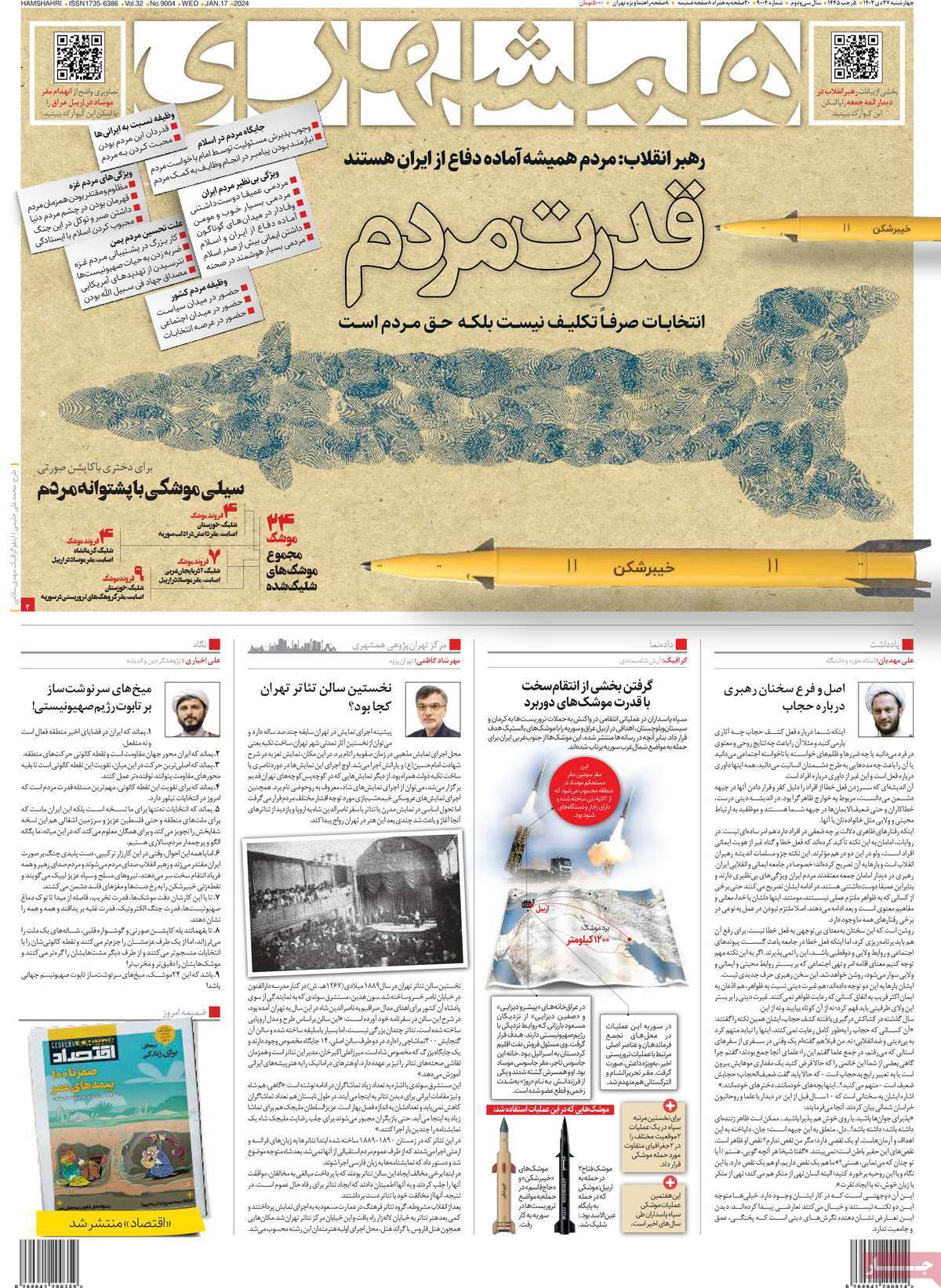 روزنامه همشهری