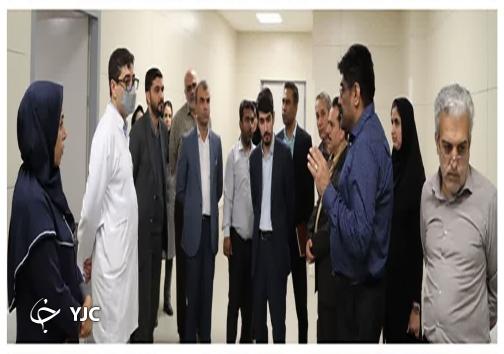 بازدید تیم نهاد ریاست جمهوری از روند آماده سازی نهایی بیمارستان کودکان جهت افتتاح