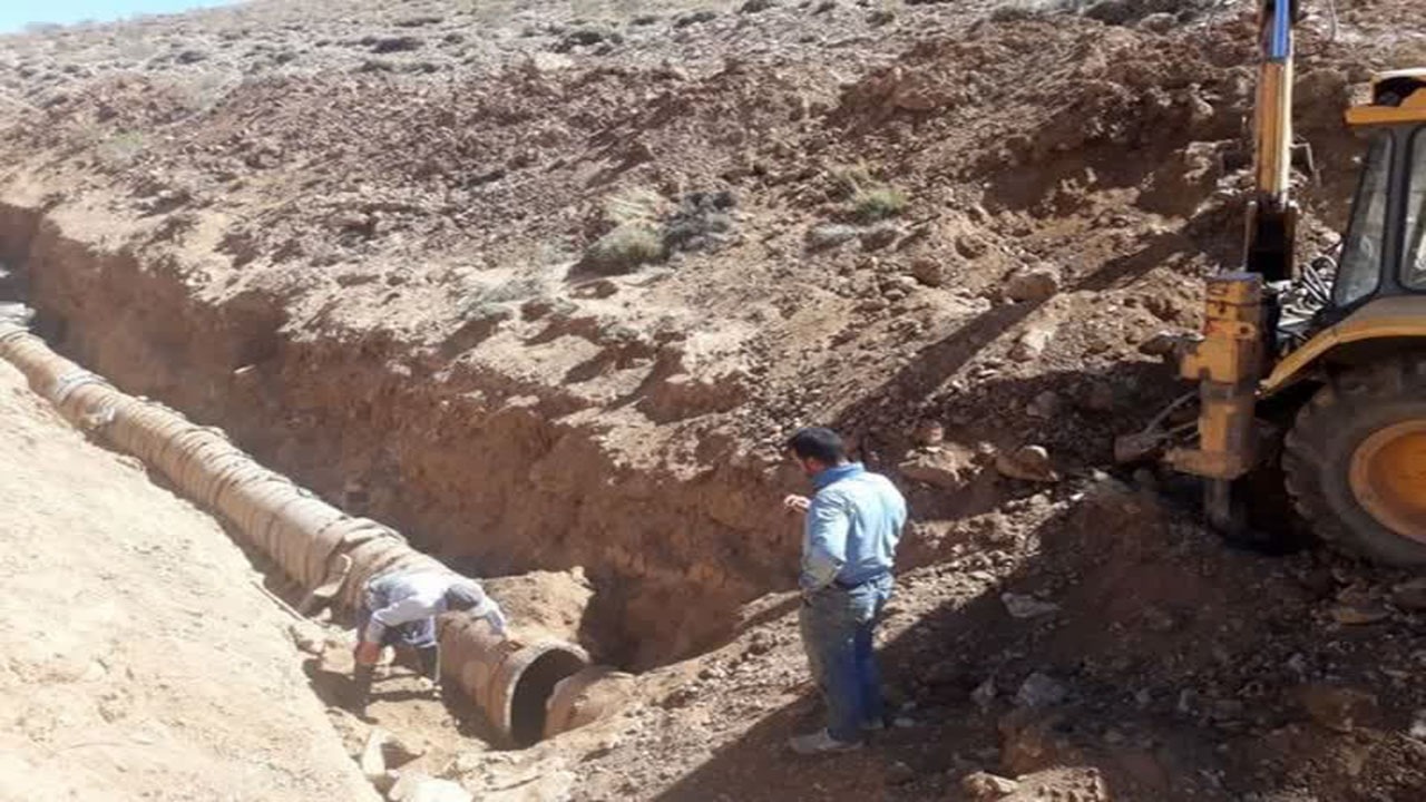 کاهش خسارت خشکسالی با انتقال آب به زمین کشاورز