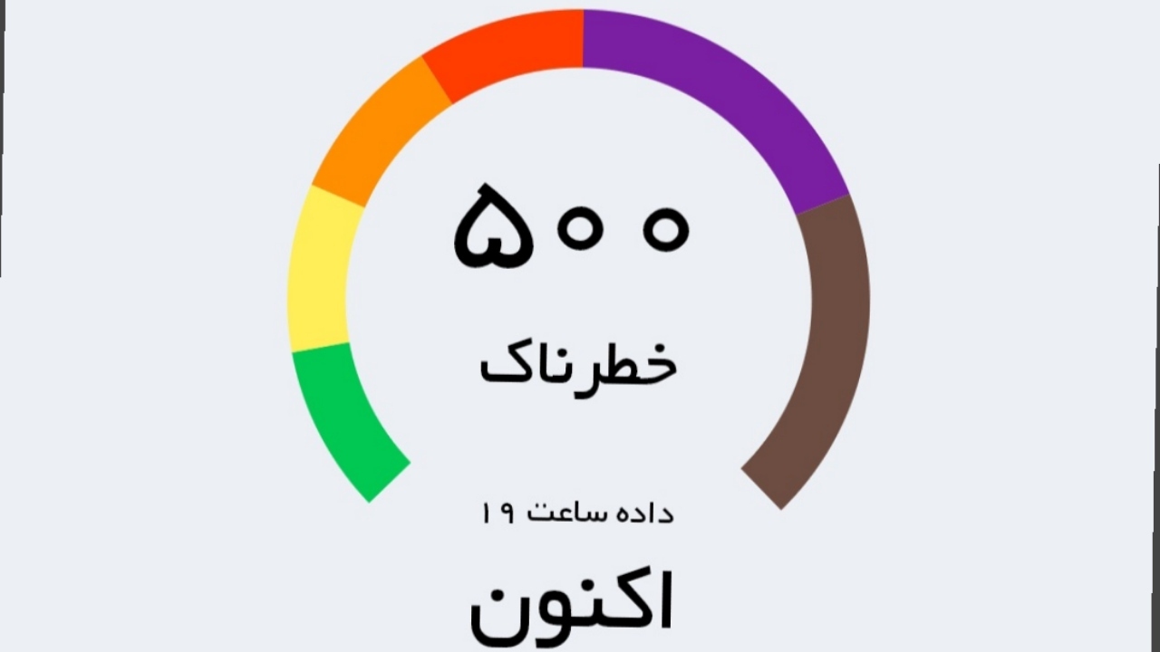 آبادان و خرمشهر به وضعیت قهوه ای جوی رسید