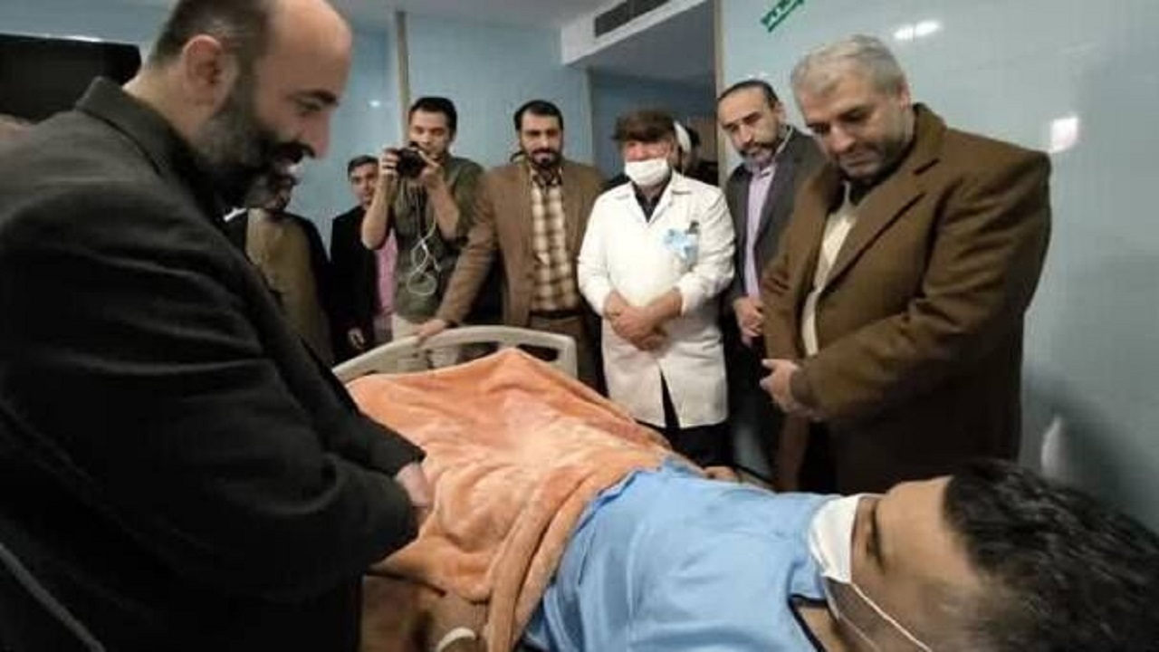 معاون سیاسی استاندار گلستان از مامور فراجا عیادت کرد