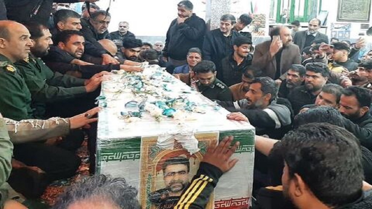 وداع با شهید حادثه تروریستی خاش در کلاله