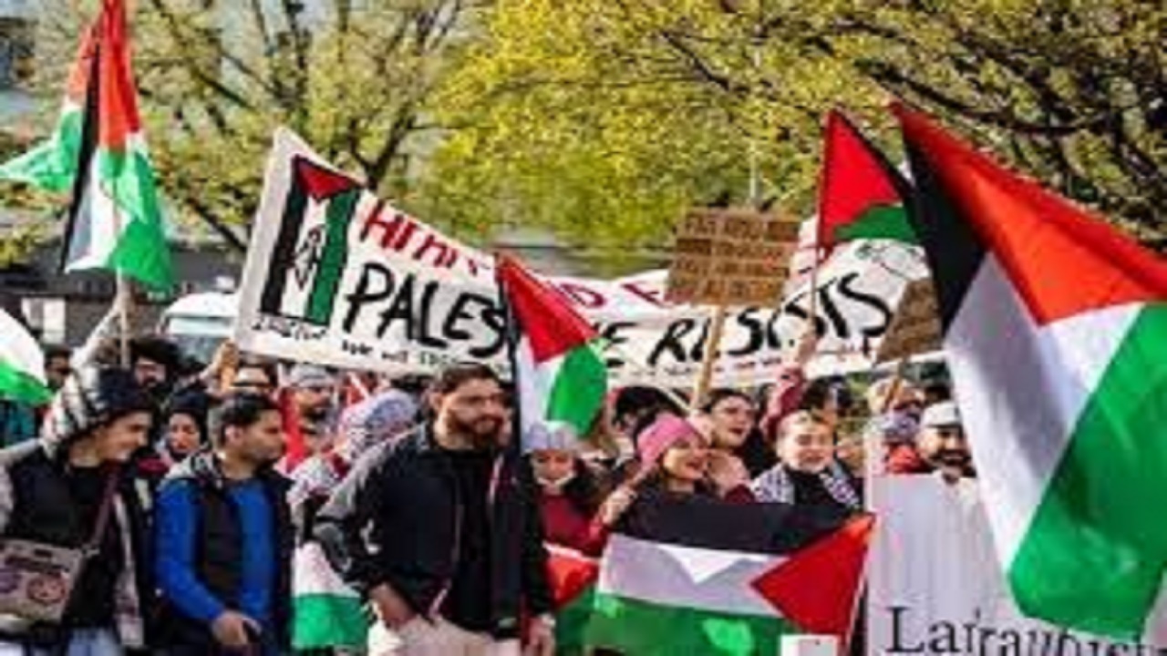 اعتراض حامیان فلسطین در ملبورن + فیلم