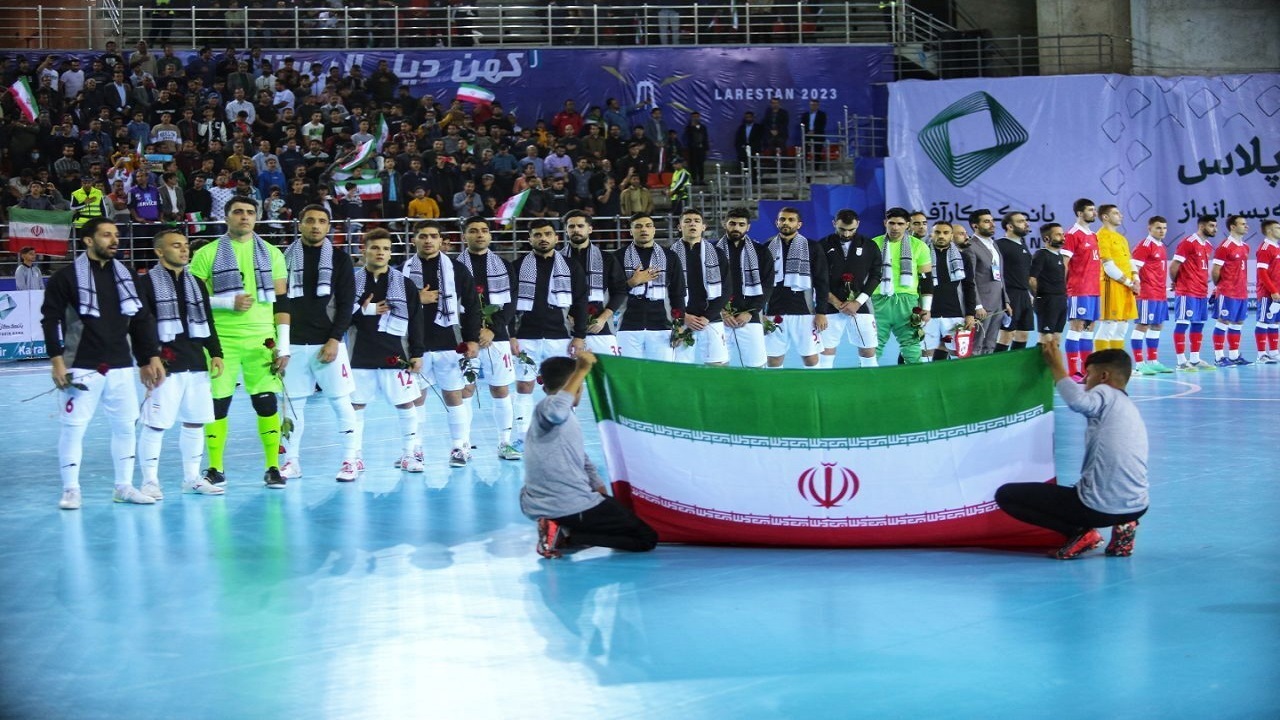 تیم ملی فوتسال به کمپین کودکان غزه را نکشید پیوست