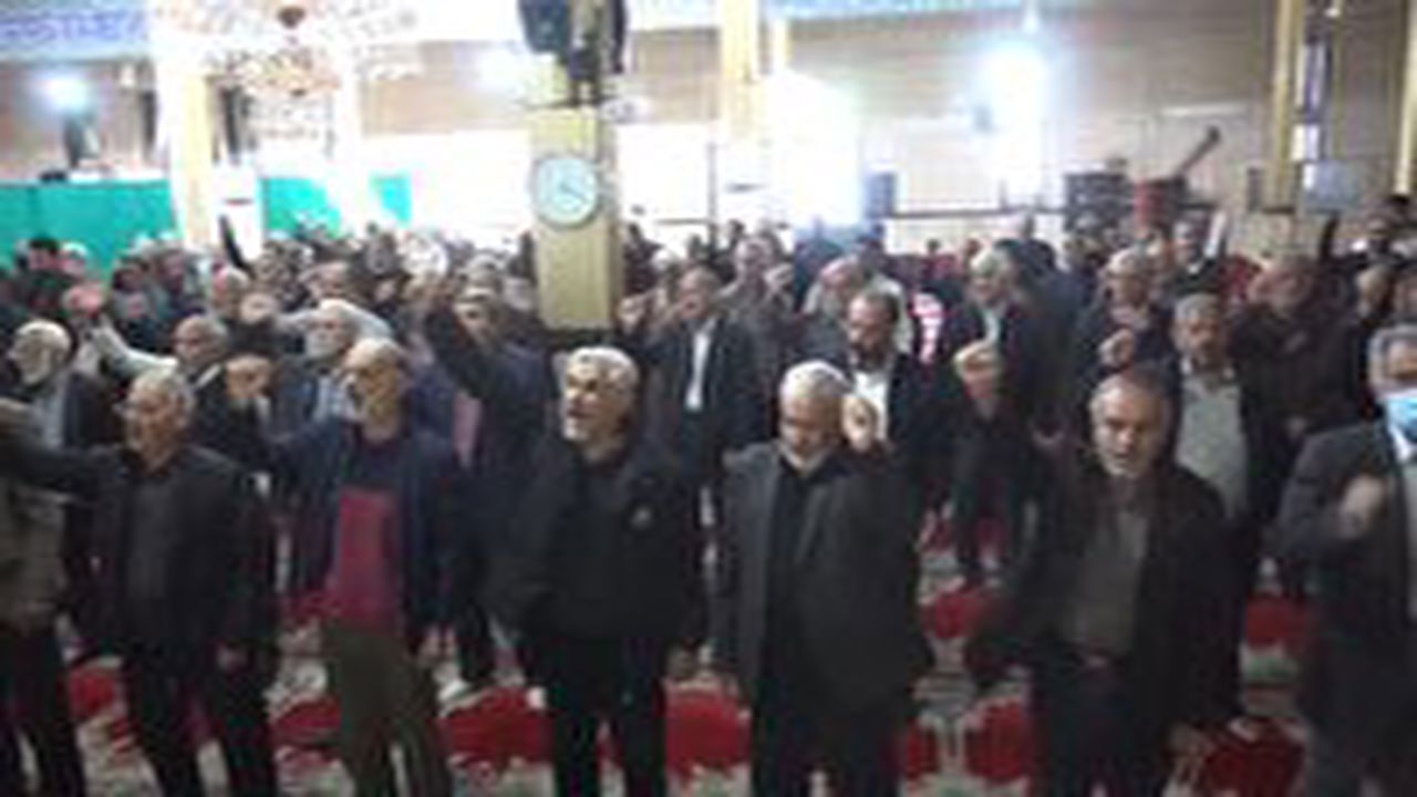 تجمع گرمساری ها در پی شهادت سردار سید رضی موسوی+ فیلم