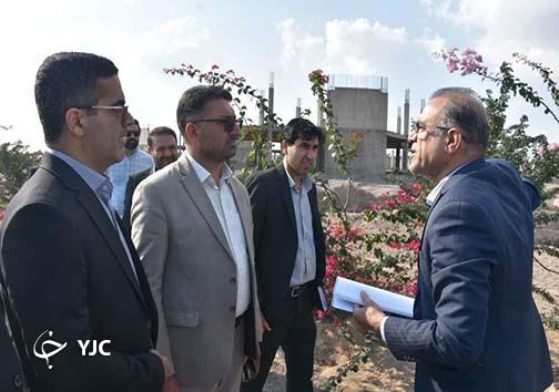 بازدید رئیس کل دادگستری هرمزگان از پروژه نیمه تمام بندر شهید رجایی بندرعباس