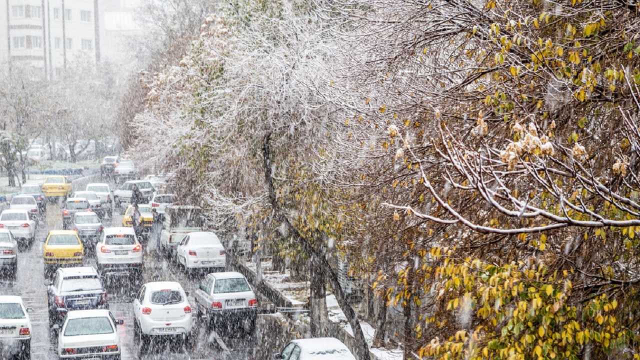برف و باران در راه خراسان رضوی