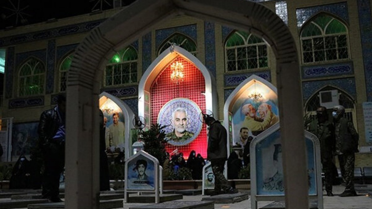 برنامه های سالگرد شهادت حاج قاسم در گلزار شهدا