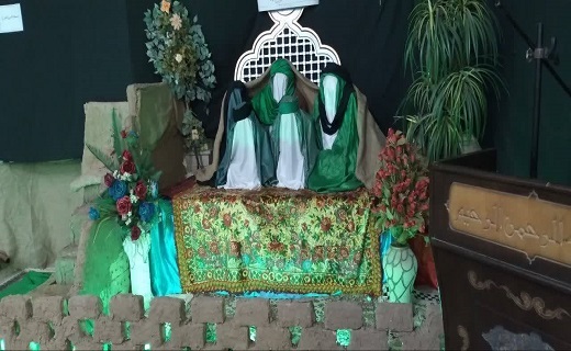 برپایی نمایشگاه وفات حضرت فاطمه(س)