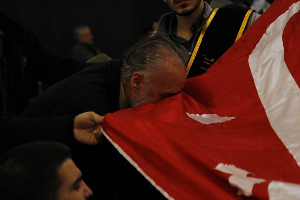 مراسم وداع با شهید طلبه پاسدار در تهران