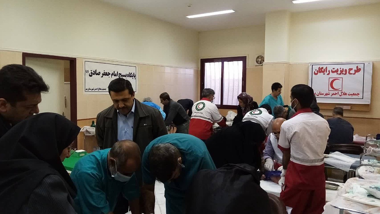 بهره مندی بیش از ۲ هزار و ۴۱۴ نفر از خدمات کاروان سلامت