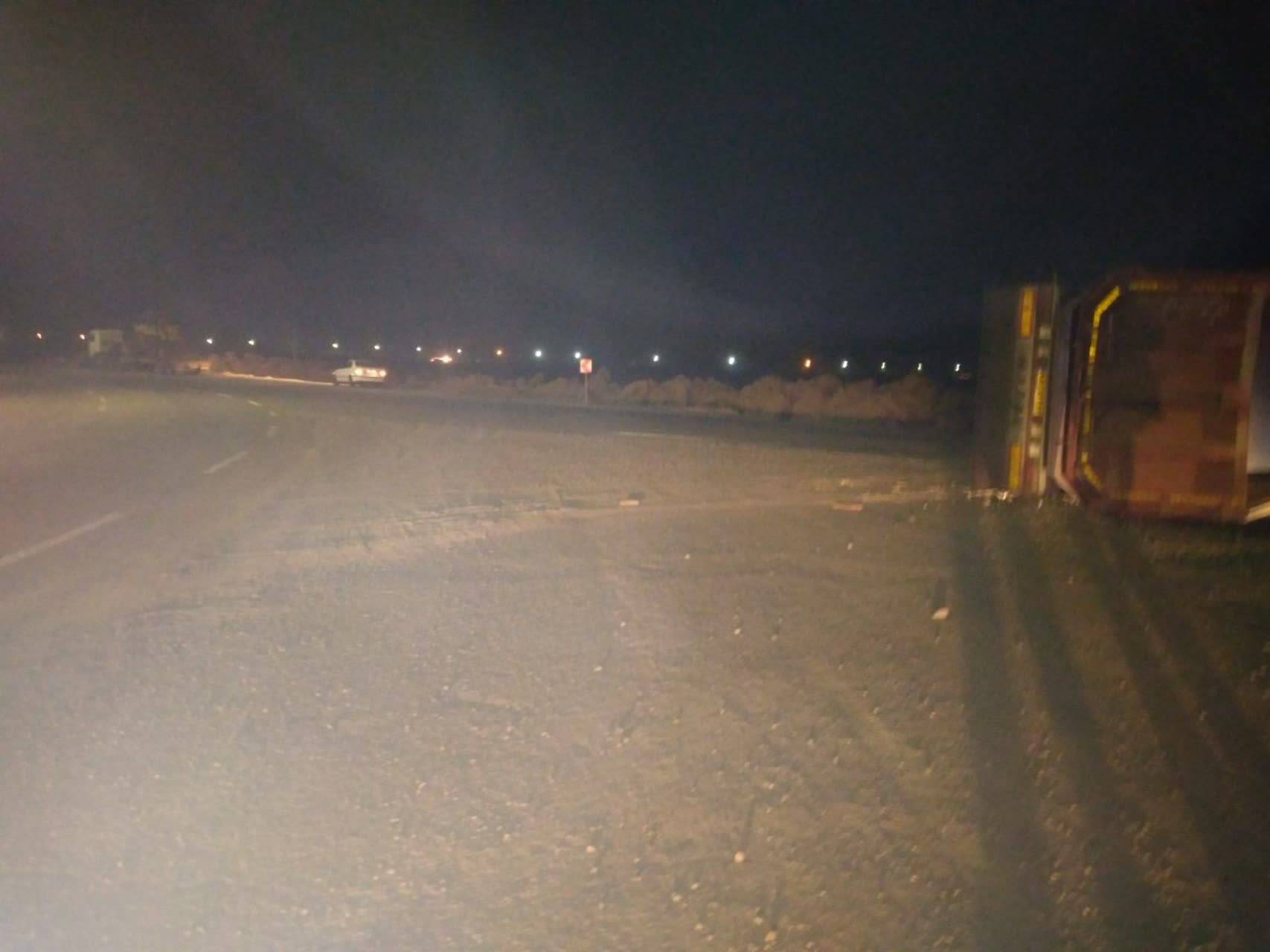 واژگونی تریلر