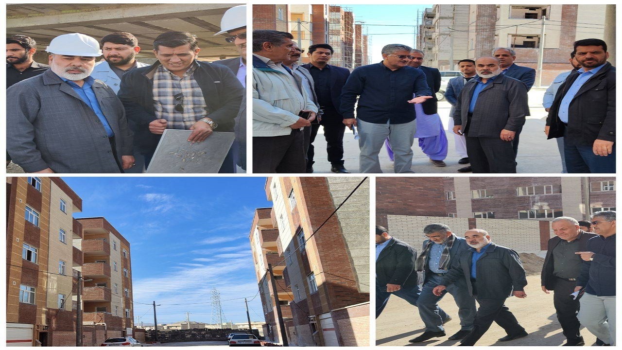 بازدید استاندار سیستان و بلوچستان از اجرای طرح هادی شهرک دامداران زاهدان