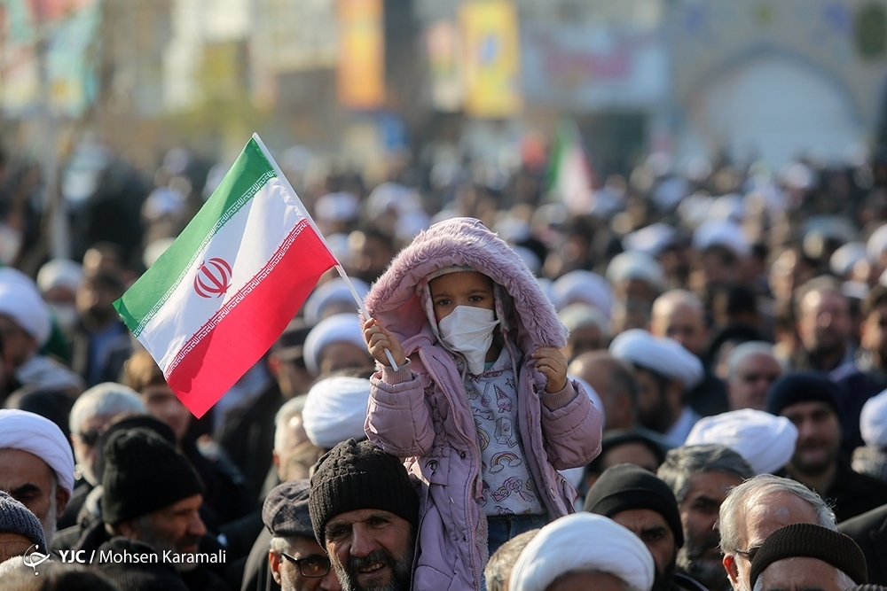 حضور کودکان در مراسم راهپیمایی