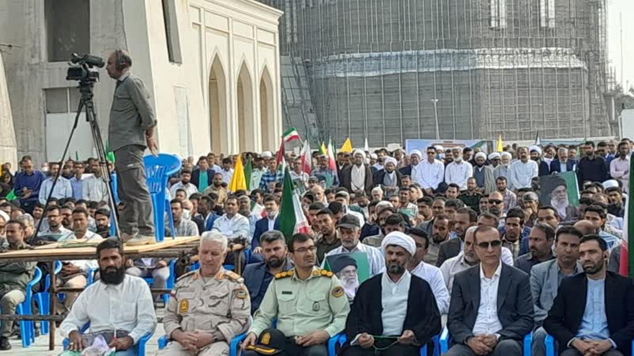 تجمع سالروز ۹ دی در هرمزگان +عکس وفیلم
