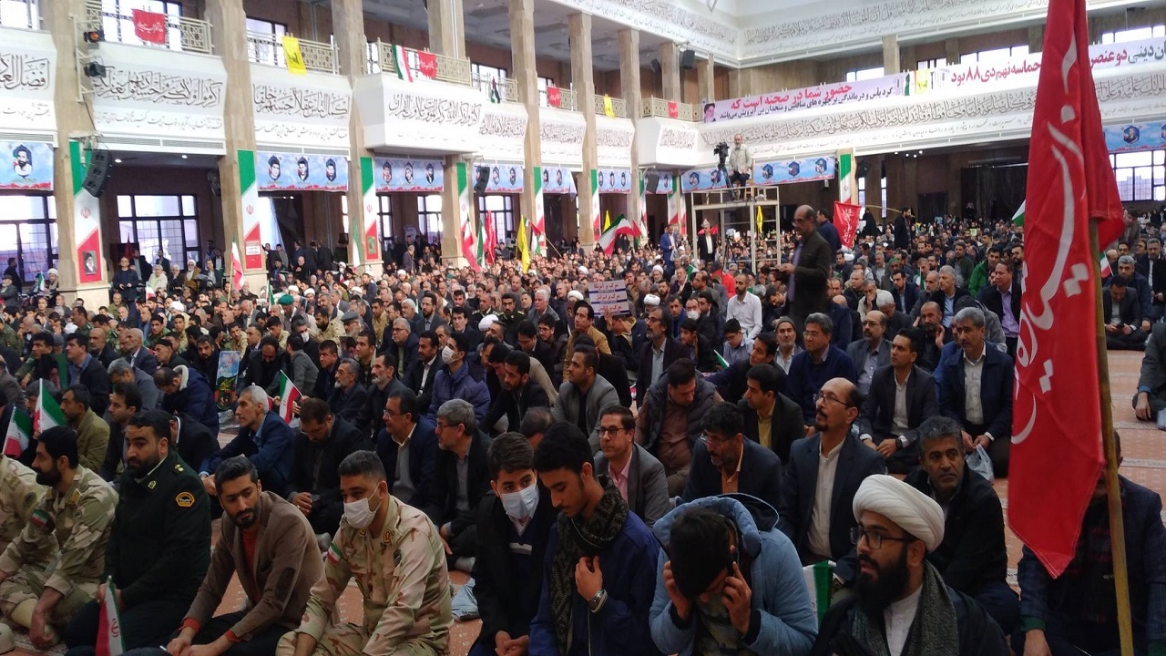 مراسم سالروز نهم دی ماه در گلستان+ فیلم