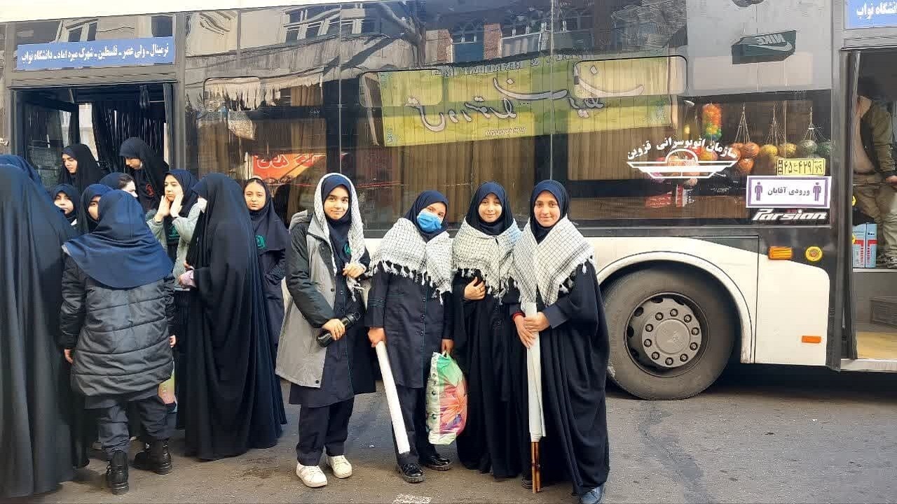 استفاده بیش از هزار دانش آموز قزوینی از اتوبوس رایگان