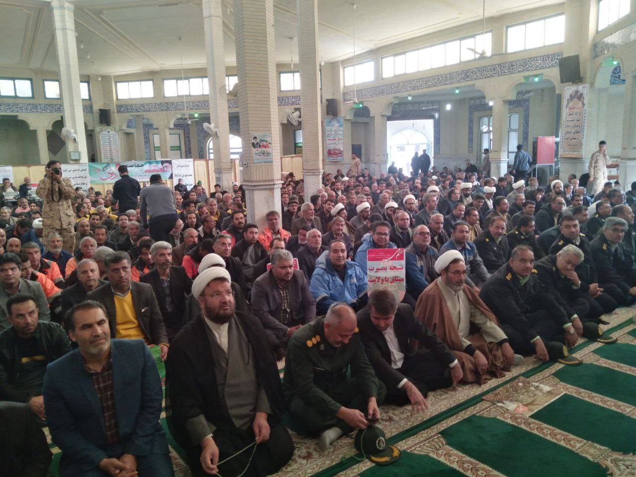 مراسم راهپیمایی مردم بردسکن در روز 9 دی