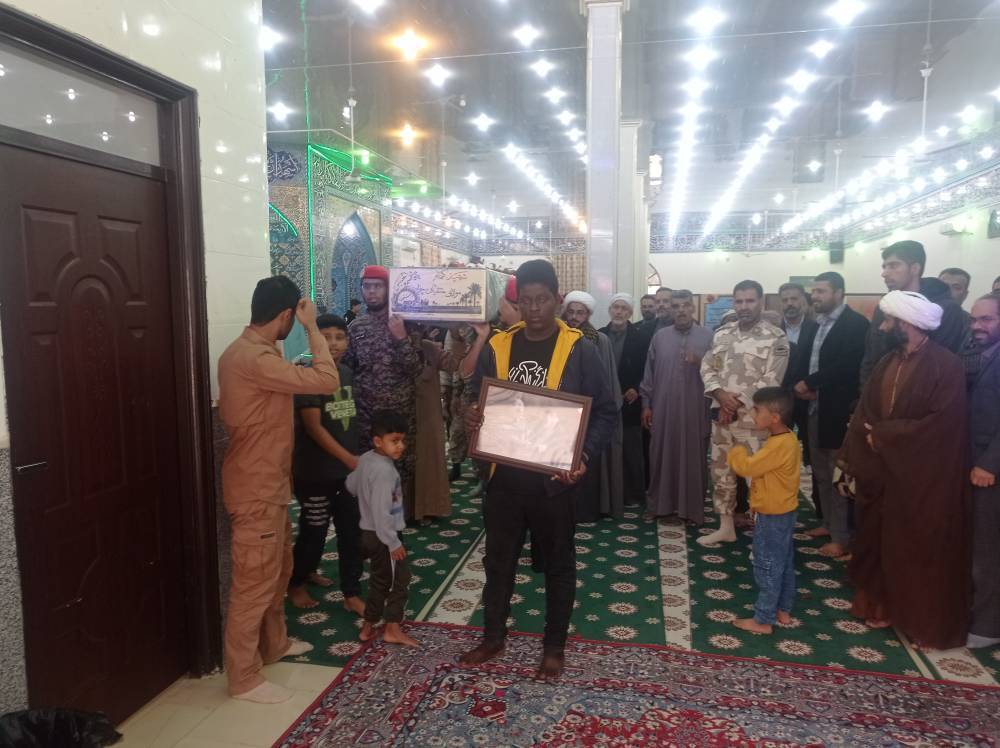 مراسم تشییع شهید گمنام