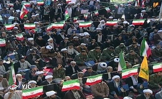 تجمع حماسی مردم قم در گرامیداشت یوم الله ۹ دی