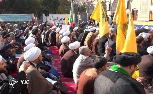 تجمع حماسی مردم قم در گرامیداشت یوم الله ۹ دی