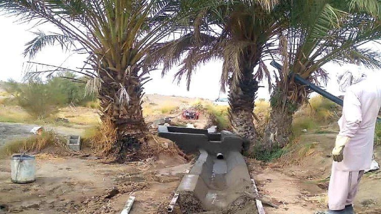 احداث بیش از ۶۰۰۰ متر کانال آبیاری عمومی در مهرستان
