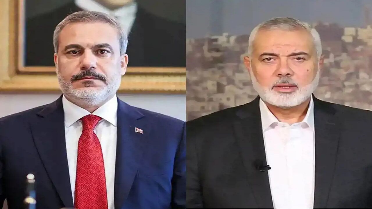 گفتگوی وزیر خارجه ترکیه با هنیه درباره تحولات غزه