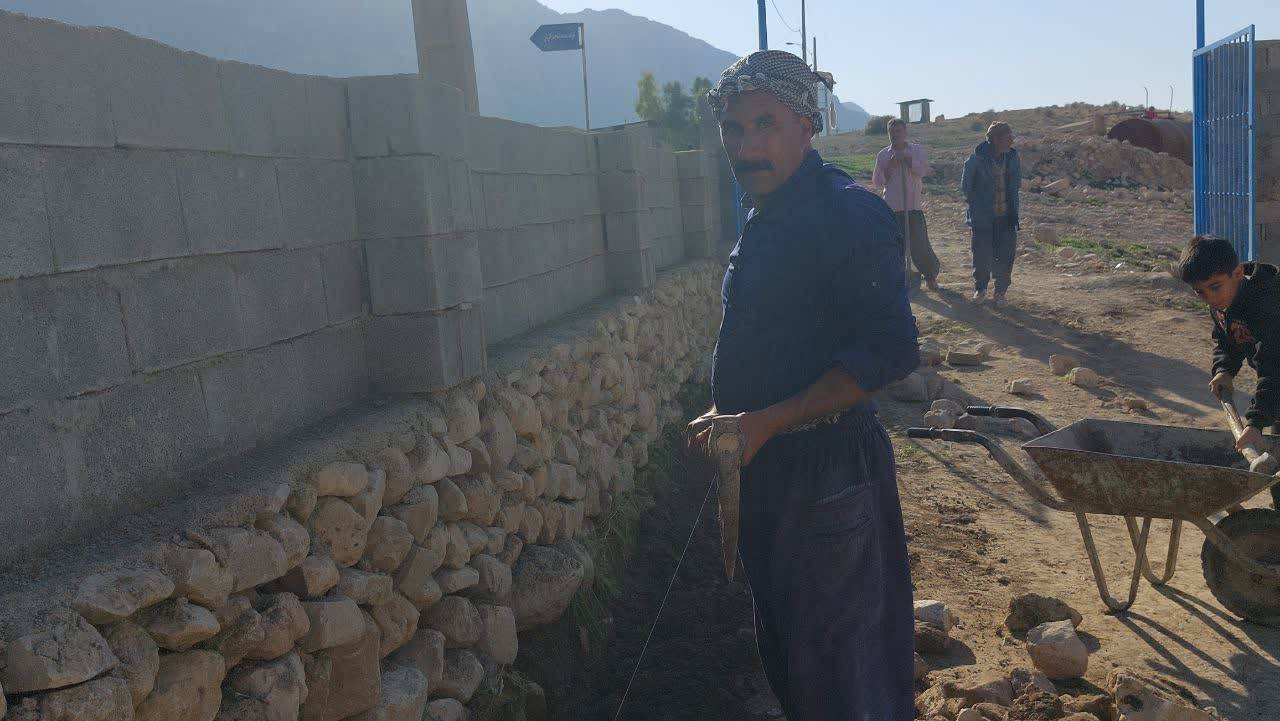 ساخت و ساز جهادگران در روستای الیف