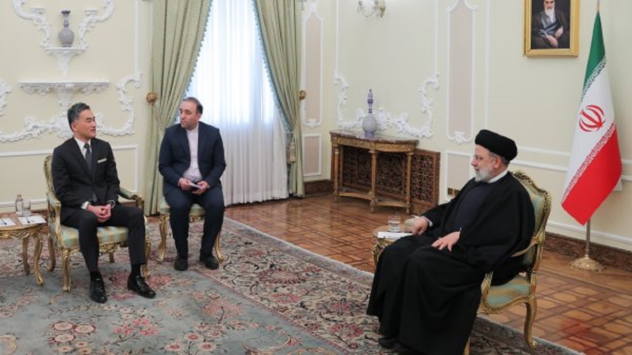 رئیسی: تحریم‌های ظالمانه علیه ایران نمی‌تواند مانع گسترش روابط ایران و ژاپن باشد