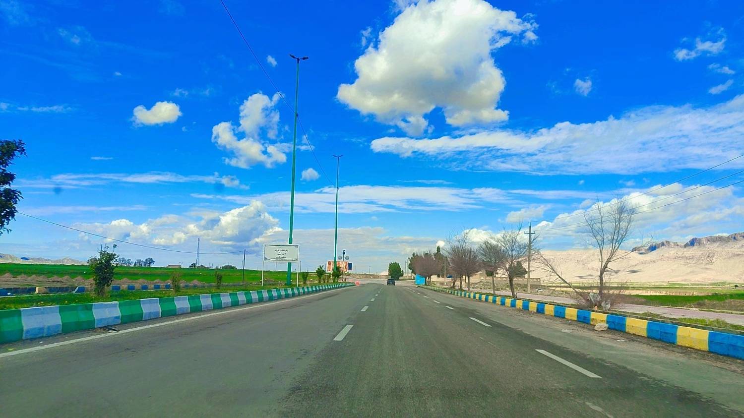 سمان آبی گیلانغرب بعد از بارش باران و برف