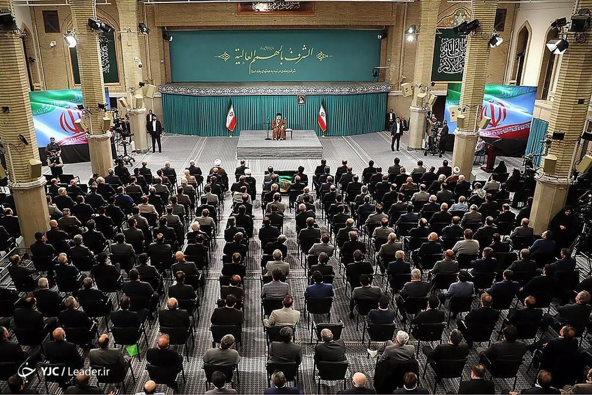دیدار جمعی از فرماندهان نیروی هوایی و پدافند هوایی ارتش با رهبر انقلاب