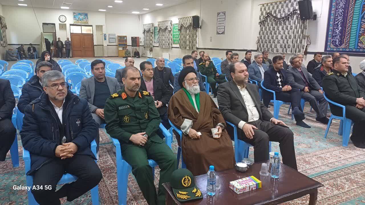 حضور مسئولان در مراسم