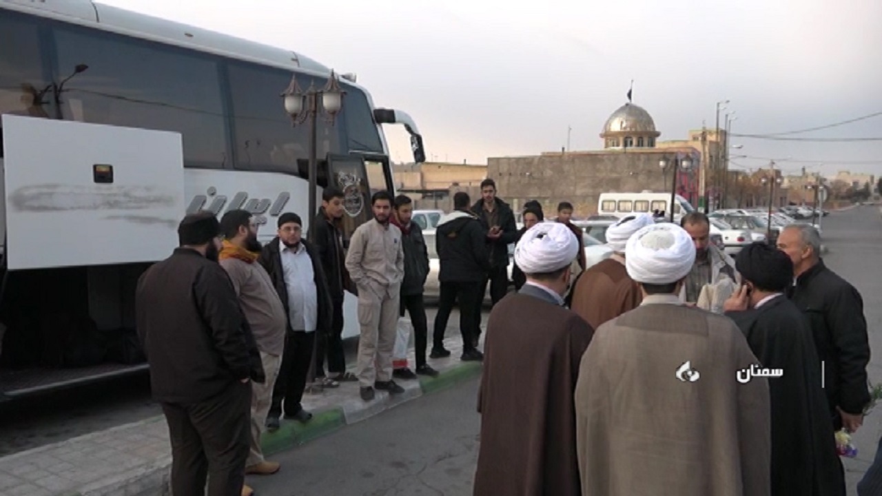 اعزام طلاب مدارس علمیه سمنان به مناطق عملیاتی جنوب کشور