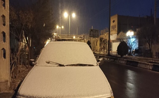 بارش برف در خراسان جنوبی