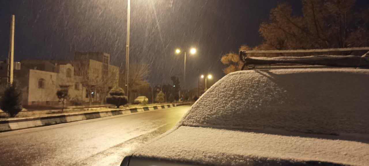 بارش برف در خراسان جنوبی