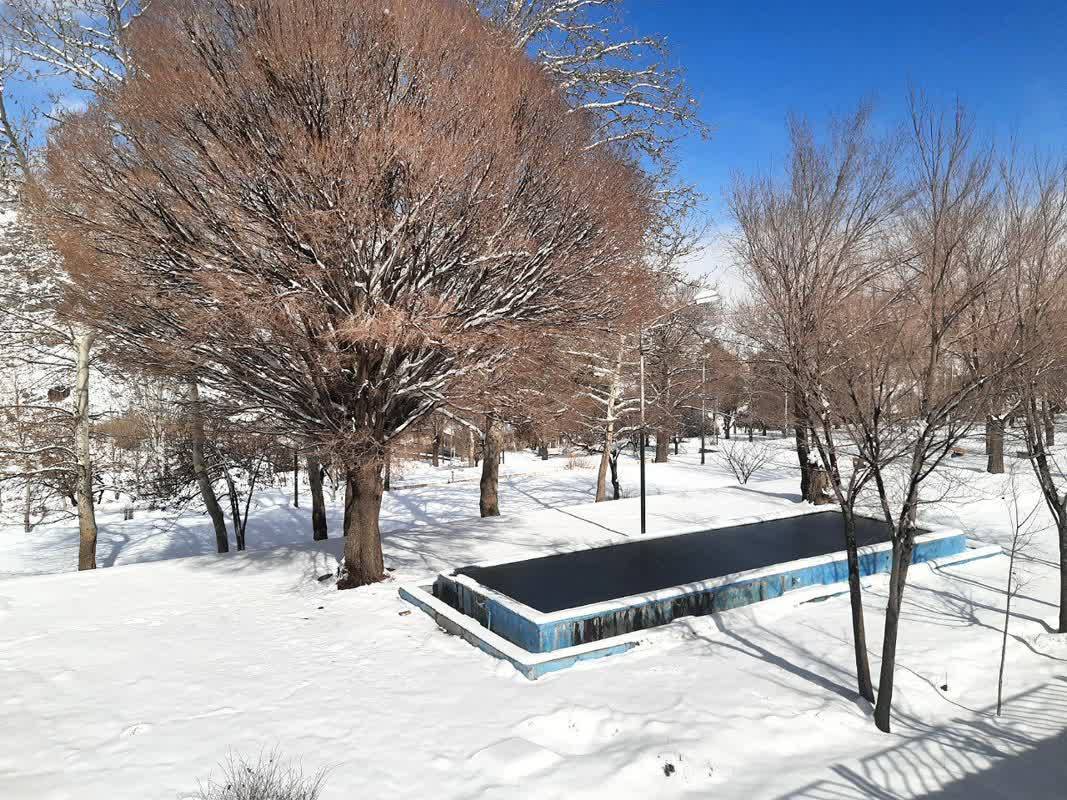 جلوه گری زمستان در روستای اوره نطنز