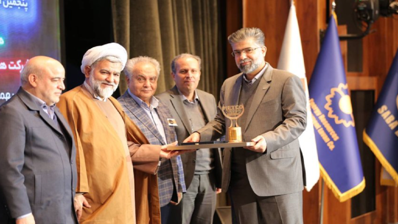 کسب نشان برترین تولیدکننده قطعات خودرو توسط سازمان توسعه منابع انرژی