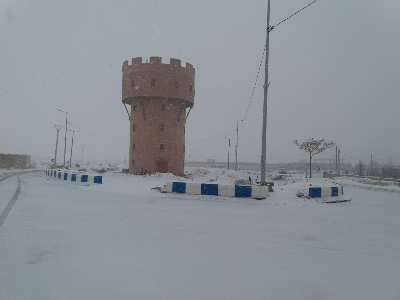 هوای برفی روستای نردین