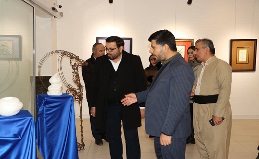 افتتاح نمایشگاه تجسم هنر در سنندج