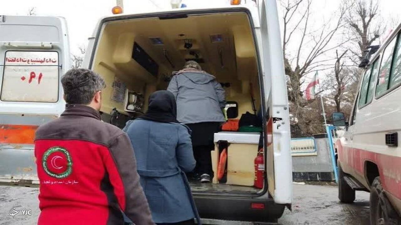 تلاش نجاتگران هلال احمر برای جان مادر باردار سردشتی