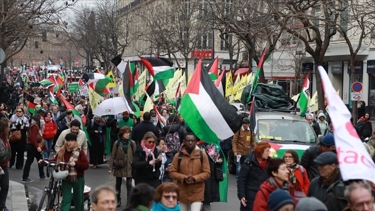 برگزاری تظاهرات در حمایت از فلسطین در فرانسه و سوئیس