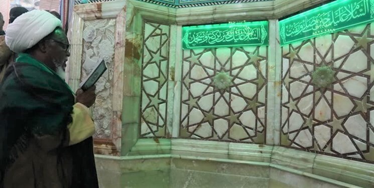 مناجات شیخ ابراهیم زکزاکی در مسجد مقدس جمکران