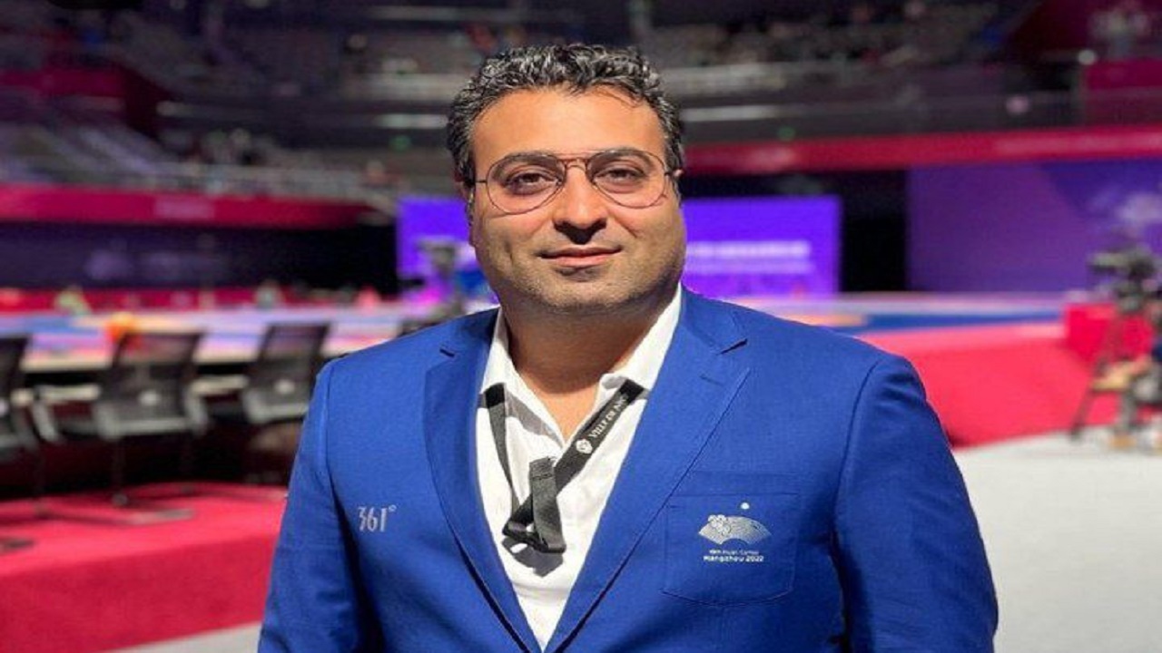 حضور داور مازندرانی در مسابقات تعیین کننده کشتی اروپا