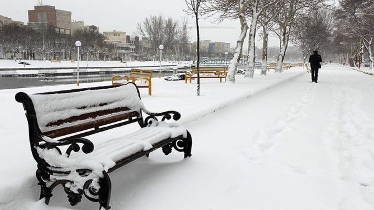 بارش پراکنده و کولاک برف در مناطق جنوبی استان اردبیل