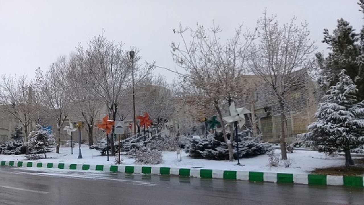 بارش برف و باران در کردستان