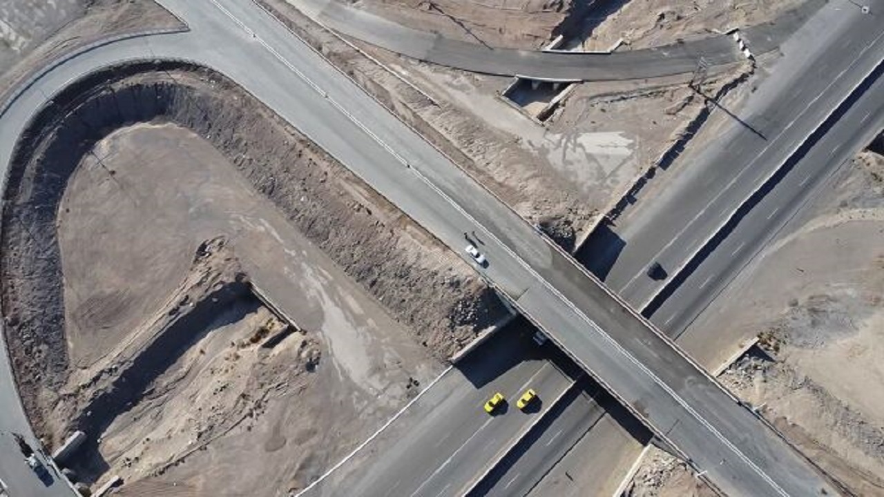 افتتاح پل شهرک صنعتی سمنان پس از ۱۷ سال