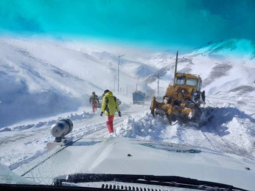 امدادرسانی به ۶۳۵ نفر در برف و کولاک خلخال و سرعین