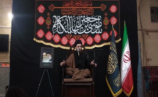 برپایی سوگواری شهادت امام موسی کاظم(ع) در حرم موسی مبرقع (ع)